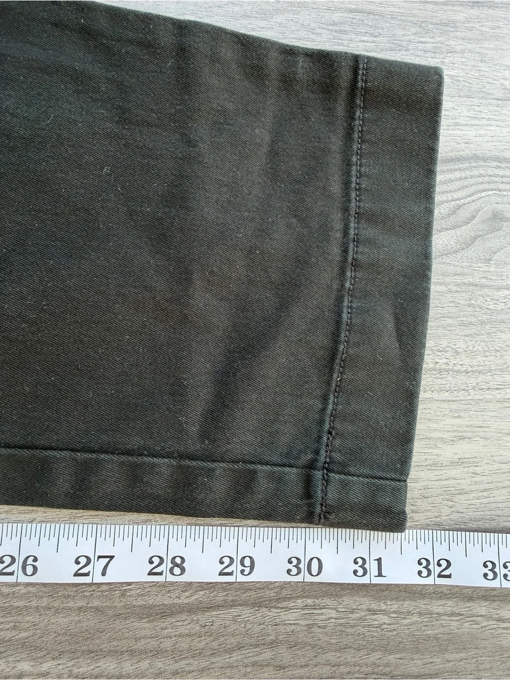 J.Crew Mens 770 Straight Fit Stretch Chino Pants Mens 33x32 Black Flat Front